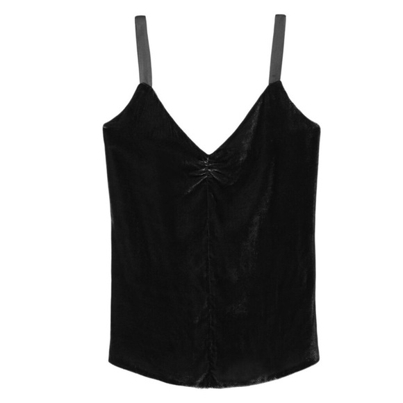 NEW REBECCA TAYLOR BLACK VELVET CAMISOLE TOP - Picture 9 of 9